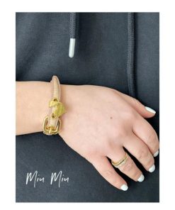 Accessori Miu Miu | Bracciale Miu Miu Beige