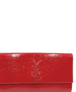 Borse Yves Saint Laurent | Pochette Ysl Vernis Rosso