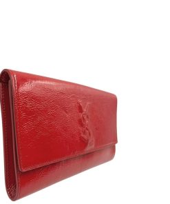 Borse Yves Saint Laurent | Pochette Ysl Vernis Rosso