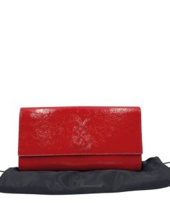 Borse Yves Saint Laurent | Pochette Ysl Vernis Rosso