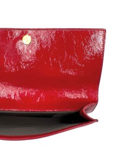 Borse Yves Saint Laurent | Pochette Ysl Vernis Rosso