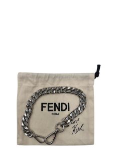 Accessori Fendi | Strap Fendi Catena Argento