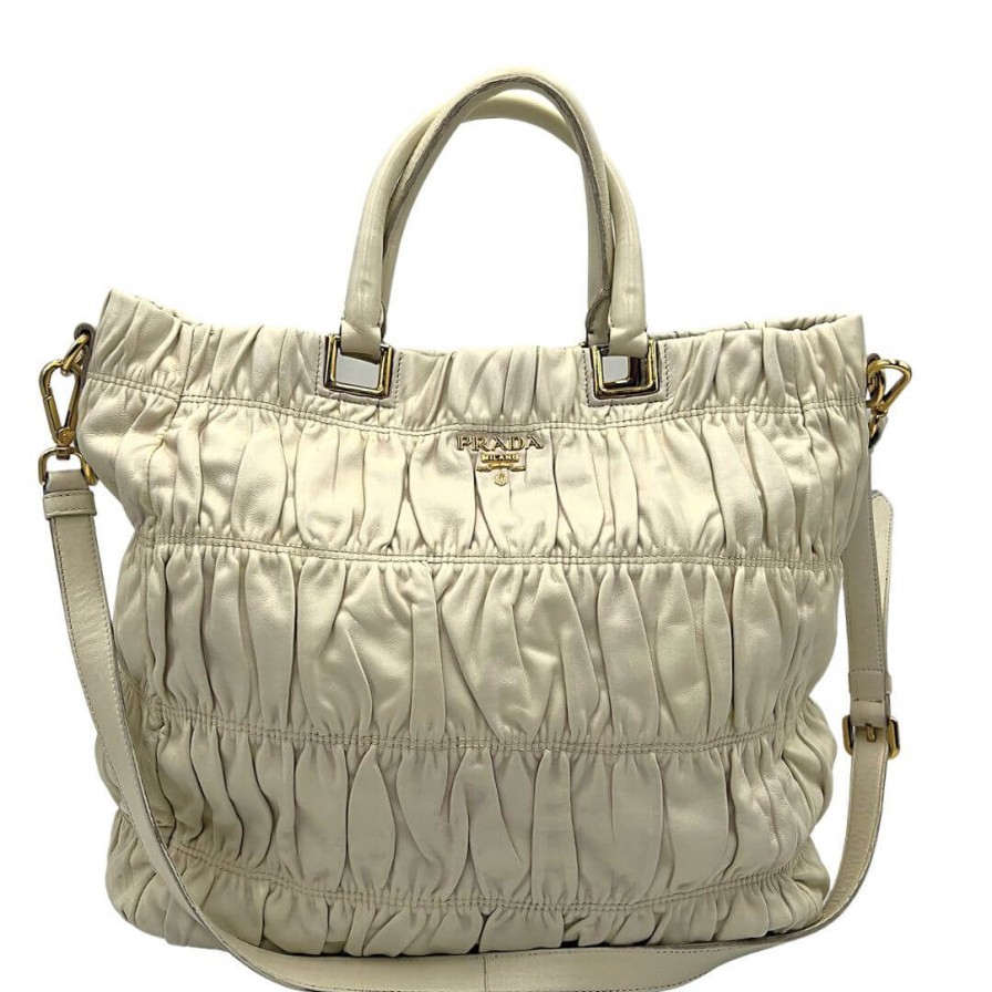 Borse Prada | Prada Bag Gaufre Bianco