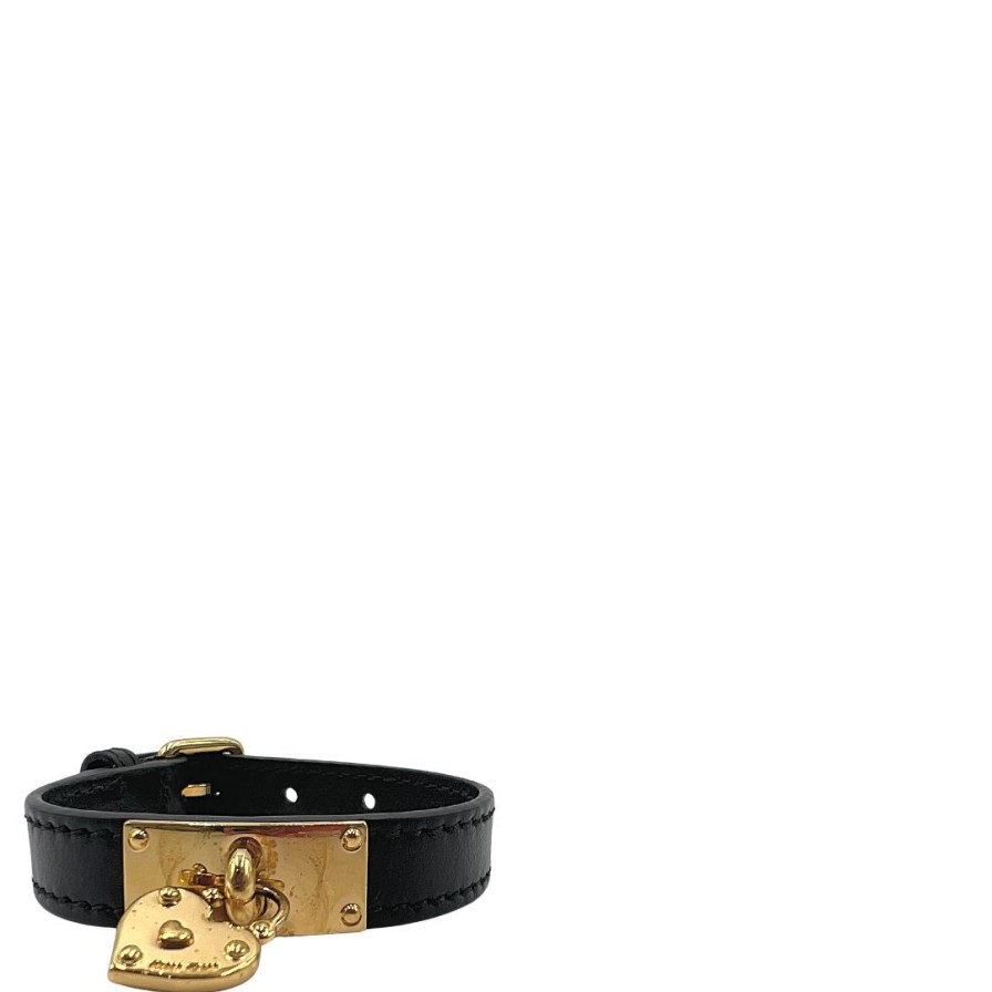 Accessori Miu Miu | Bracciale Miu Miu Nero