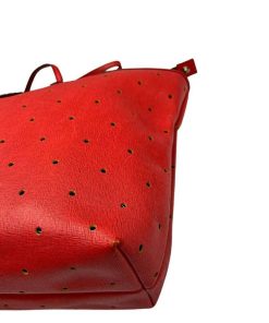 Borse Fendi | Shopper Fendi Traforata Rosso