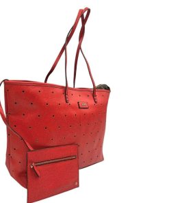 Borse Fendi | Shopper Fendi Traforata Rosso