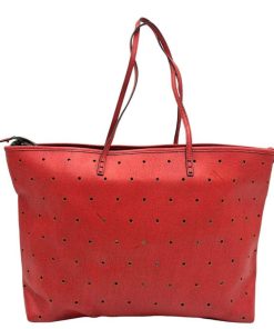 Borse Fendi | Shopper Fendi Traforata Rosso