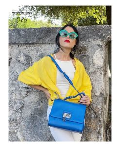 Borse Dolce & Gabbana | Satchel Dolce & Gabbana Monica Blu