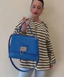 Borse Dolce & Gabbana | Satchel Dolce & Gabbana Monica Blu