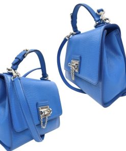 Borse Dolce & Gabbana | Satchel Dolce & Gabbana Monica Blu