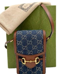 Borse Gucci | Borsa Gucci Horsebit 1955 Blu