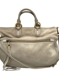 Borse Miu Miu | Borsa Con Tracolla Miu Miu Beige