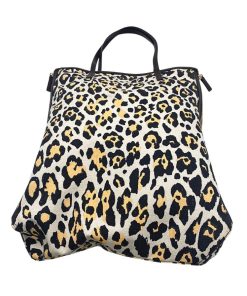 Borse Stella McCartney | Shopper Stella Mc Cartney In Tela Animalier Bianco