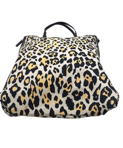 Borse Stella McCartney | Shopper Stella Mc Cartney In Tela Animalier Bianco