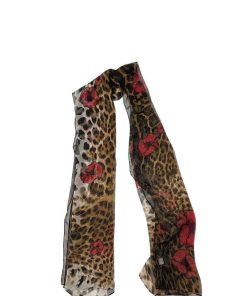 Accessori Yves Saint Laurent | Foulard Ysl Marrone