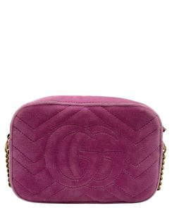 Borse Gucci | Marmont Gucci Velvet Rosa