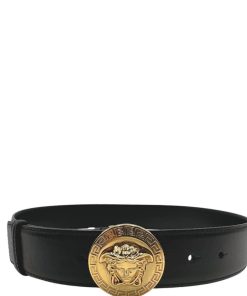 Accessori Versace | Cintura Medusa Versace Nero