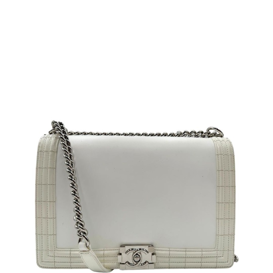 Borse Chanel | Chanel Boy Bag Bianco