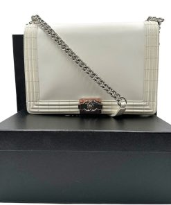 Borse Chanel | Chanel Boy Bag Bianco