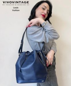 Borse Louis Vuitton | Secchiello Noe Lv Epi Blu