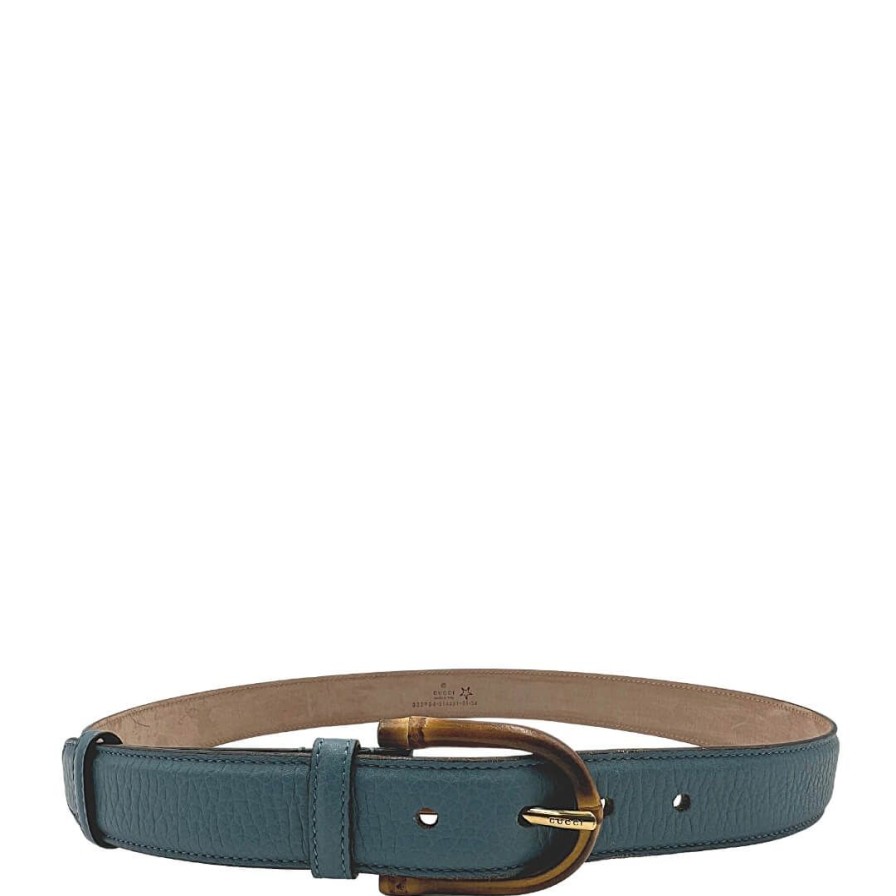 Accessori Gucci | Cintura Gucci Bamboo Blu