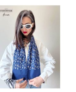 Accessori Hermès | Hermes Foulard Blu