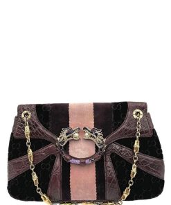 Borse Gucci | Borsa A Spalla Gucci Drago Viola