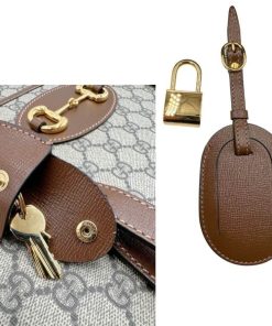 Borse Gucci | Borsa Da Viaggio Gucci Horsebit Beige