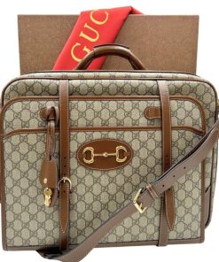 Borse Gucci | Borsa Da Viaggio Gucci Horsebit Beige