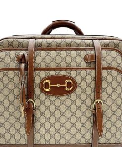 Borse Gucci | Borsa Da Viaggio Gucci Horsebit Beige