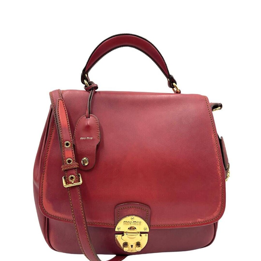 Borse Miu Miu | Cartella Miu Miu Rosso