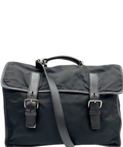 Borse Prada | Cartella Prada In Nylon Nero