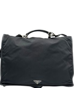 Borse Prada | Cartella Prada In Nylon Nero