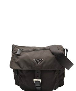 Borse Prada | Cartella Prada Nylon Marrone