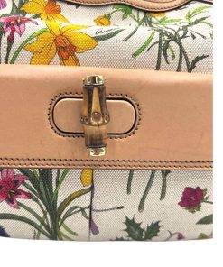 Borse Gucci | Gucci Bamboo Flora Beige