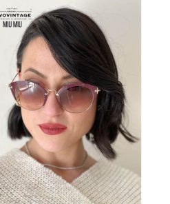 Accessori Miu Miu | Occhiali Da Sole Miu Miu Rosa