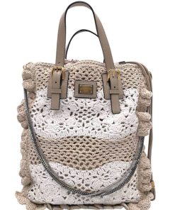 Borse Dolce & Gabbana | Dolce&Gabbana Bag Uncinetto Beige