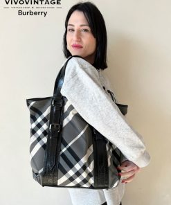 Borse Burberry | Borsa Burberry Tartan Nero