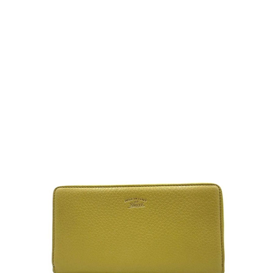 Accessori Gucci | Portafoglio Gucci Bamboo Giallo