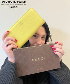 Accessori Gucci | Portafoglio Gucci Bamboo Giallo