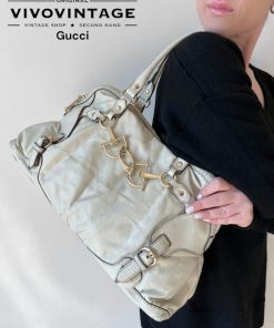 Borse Gucci | Shopper Gucci Morsetto Bianco