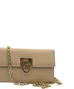 Borse Salvatore Ferragamo | Borsa Salvatore Ferragamo Gancini Beige