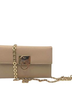 Borse Salvatore Ferragamo | Borsa Salvatore Ferragamo Gancini Beige