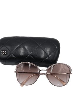 Accessori Chanel | Occhiali Da Sole Chanel Rosa