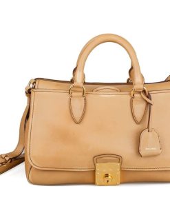 Borse Miu Miu | Borsa A Mano Miu Miu Cammello Beige