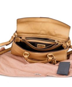 Borse Miu Miu | Borsa A Mano Miu Miu Cammello Beige