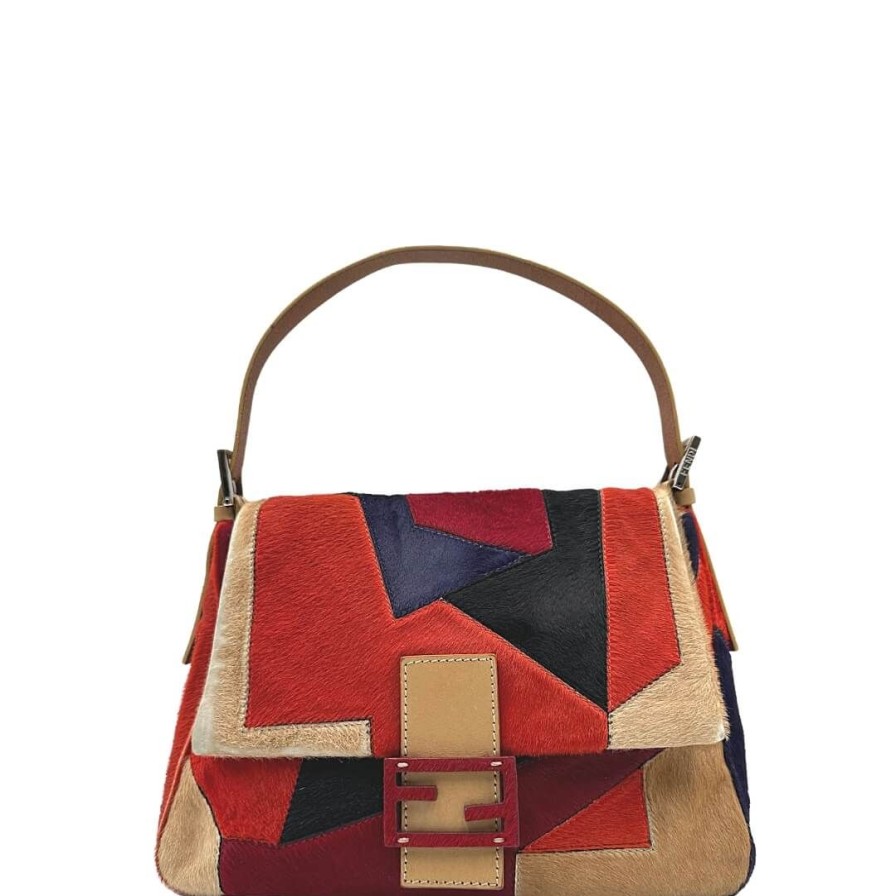 Borse Fendi | Borsa A Spalla Fendi Geometrica Multicolore