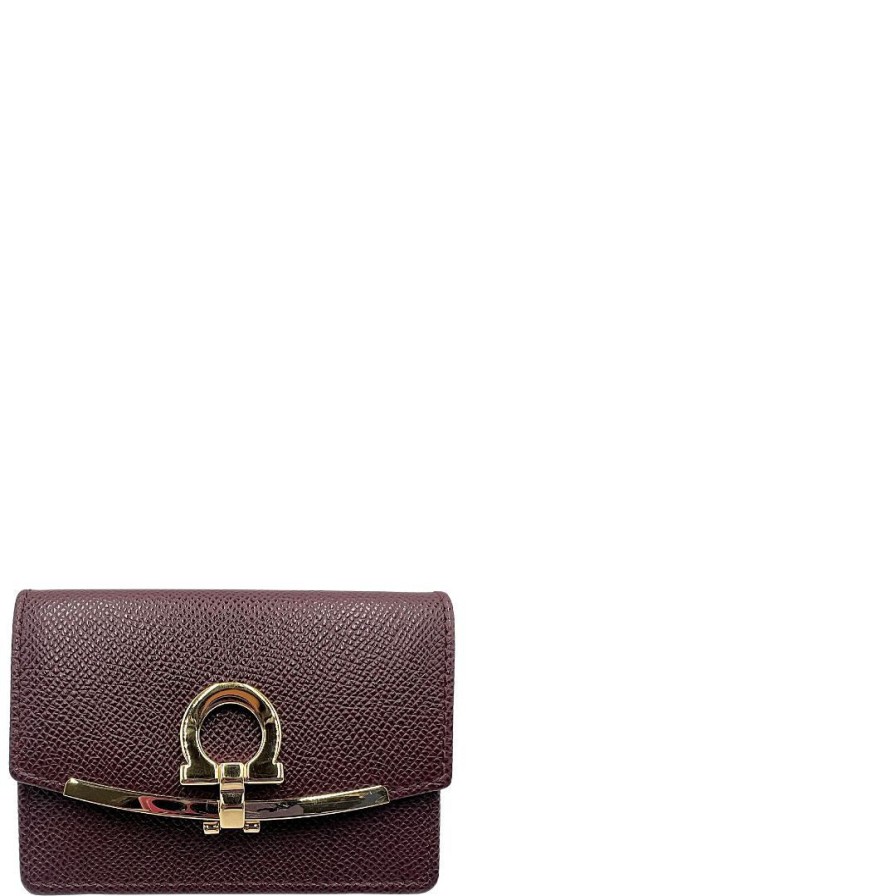 Accessori Salvatore Ferragamo | Porta Biglietti Salvatore Ferragamo Bordeaux