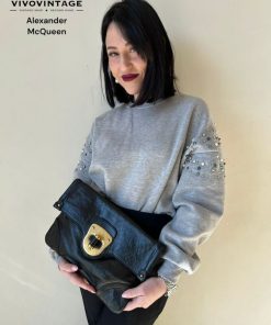 Borse Alexander McQueen | Pochette Alexander Mcqueen Nero