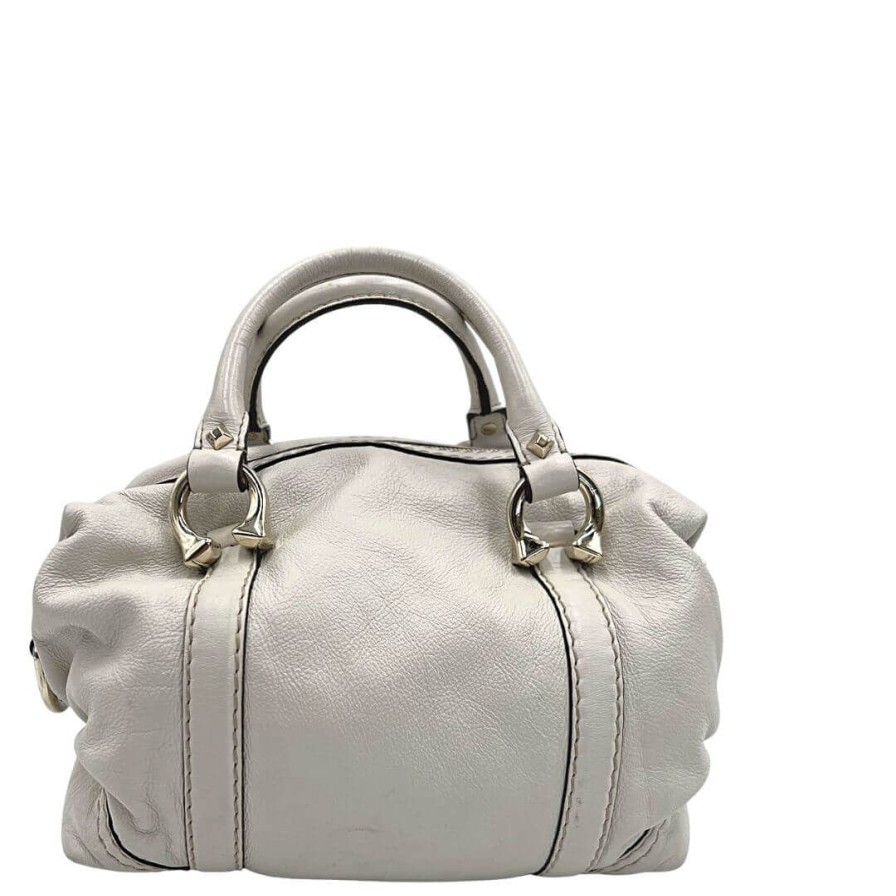 Borse Gucci | Bauletto Gucci In Pelle Bianco